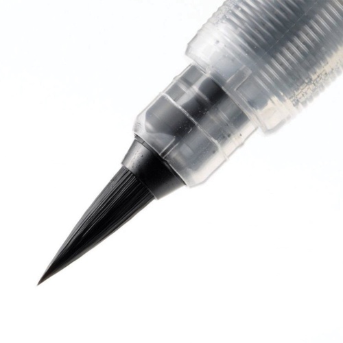 Ручка кисть Pentel Brush Pen с резевуаром для чернил XFP5M фото 2